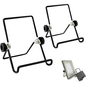 Sollbry - 2PCS Foldable Photo Stand Holder Frame Plate Holder Decorative Easel Adjustable Foldable Shelf Small Easel Plate Metal Display Stand for Sollbry - 2PCS Foldable Photo Stand Holder Frame Plate Holder Decorative Easel Adjustable Foldable Shelf Small Easel Plate Metal Display Stand for