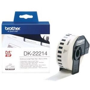 Brother 12MMX30.48M Continuous Paper Tape - White