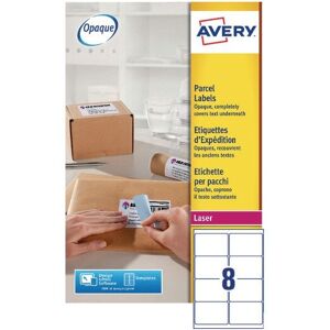 Avery - L7165-40 Laser Label Jam Free White (Pk-320) - White