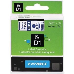 Dymo - D1 Tape 12MM Blue on Clear 45011 - Blue on Clear