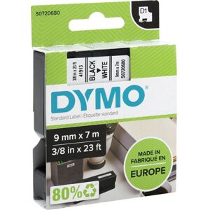 Dymo D1 Tape 9MM Black on White - Black on White