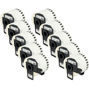 Vhbw - 10x Label Roll with Holder 62mm x 30.48m (1 Label) compatible with Brother pt QL1060N, QL-500, QL-500A Label Maker Vhbw - 10x Label Roll with Holder 62mm x 30.48m (1 Label) compatible with Brother pt QL1060N, QL-500, QL-500A Label Maker