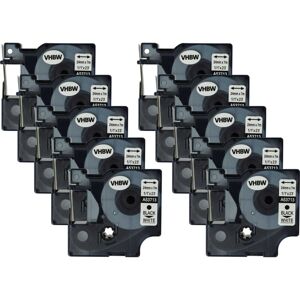 Vhbw Label Tape Cassette Replacement for Dymo D1 - Label Printer - 10x, 7m x 24mm Vhbw Label Tape Cassette Replacement for Dymo D1 - Label Printer - 10x, 7m x 24mm