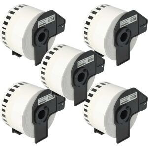 Vhbw - 5x Label Roll with Holder 54mm x 30.48m compatible with Brother P-Touch QL500BS, QL-500A, QL-500, QL-1110NWB Label Maker Vhbw - 5x Label Roll with Holder 54mm x 30.48m compatible with Brother P-Touch QL500BS, QL-500A, QL-500, QL-1110NWB Label Maker