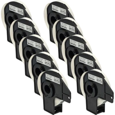 Vhbw - 10x Label Roll with Holder 17mm x 54mm (400 Label) compatible with Brother pt QL1060N, QL-500, QL-500A Label Maker Vhbw - 10x Label Roll with Holder 17mm x 54mm (400 Label) compatible with Brother pt QL1060N, QL-500, QL-500A Label Maker