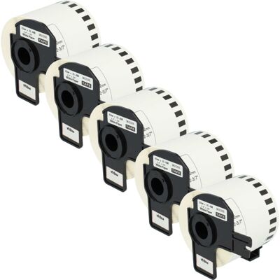 Vhbw - 5x Label Roll with Holder 62mm x 30.48m (1 Label) compatible with Brother pt QL-720, QL720NW Label Maker Vhbw - 5x Label Roll with Holder 62mm x 30.48m (1 Label) compatible with Brother pt QL-720, QL720NW Label Maker