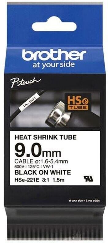 Brother HSE221E Heat-Shrink Tubing