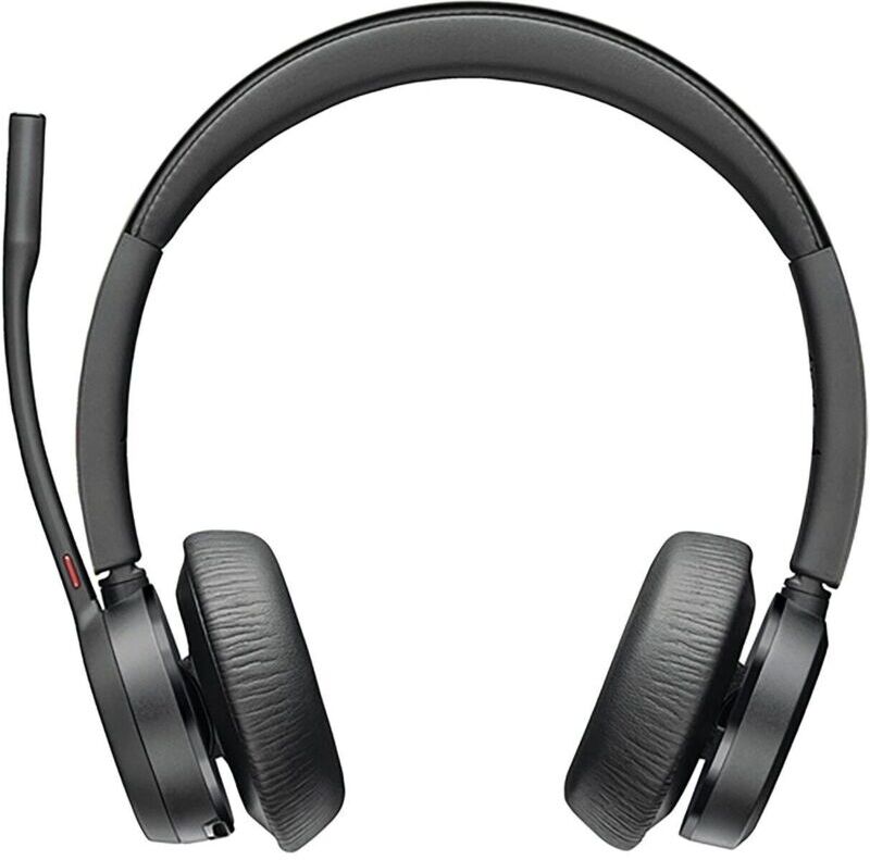 Hewlett Packard Poly Voyager 4320 Wireless Binaural USB-A Headset + BT700 Dongle UC Certified -