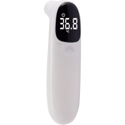 OEM Forehead And Ear Thermometer, Non-contact Digital Infrared Thermometer With Lcd Display, Fever Thermometer For Babies, Children, Adults And Objects (white) OEM Forehead And Ear Thermometer, Non-contact Digital Infrared Thermometer With Lcd Display, Fever Thermometer For Babies, Children, Adults And Objects (white)