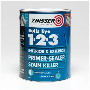 Zinsser - Bulls Eye 1-2-3 - Primer-sealer - Stain Killer - 1 Litre - White - White