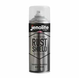 Jenolite - 1 x 400ml Aerosol Rust Shield Aerosol Clear Lacquer - Protects Against Rust & Corrosion - Ideal For Cars, Motorcycles, Ornaments, Bare