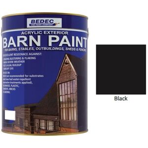 Bedec - Barn Paint - Matt - Black - 2.5L - Black