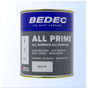 Bedec - All Prime Paint - White - 750ml - White