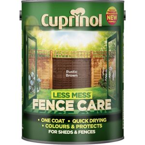 Cuprinol - Less Mess Fence Care - Rustic Brown - 5L - Rustic Brown