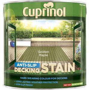 Cuprinol - Anti-Slip Decking Stain Golden Maple 2.5 litre CUPUTDSGM25L