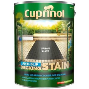 Cuprinol - Anti Slip Decking Stain - Urban Slate - 5 Litre - Urban Slate