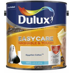 Dulux Retail - Dulux Easycare Washable & Tough Matt Emulsion Paint - 2.5L - Egyptian Cotton - Egyptian Cotton