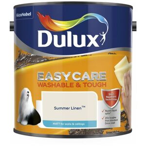 Dulux Retail - Dulux Easycare Washable & Tough Matt Emulsion Paint - 2.5L - Summer Linen - Summer Linen