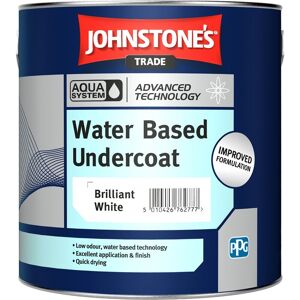 Johnstone's - Johnstones Trade Aqua Water Based Undercoat - Brilliant White - 1 Litre - Brilliant White