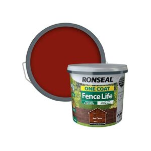 Ronseal - 38290 One Coat Fence Life Red Cedar 5 litre RSLOCFLCE5L