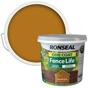 Ronseal - 38292 One Coat Fence Life Harvest Gold 5 litre RSLOCFLHG5L