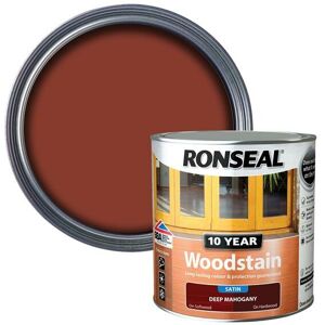 Ronseal - 38686 10 Year Woodstain Deep Mahogany 2.5 litre RSL10WSDM25L