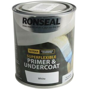 36466 Superflexible Primer & Undercoat White 750ml RSLEWPWHI750 - Ronseal