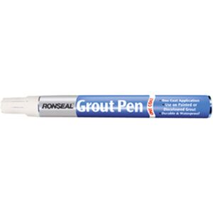 One Coat Grout Pen Brilliant White 15ml RSLGPBWH15 - Ronseal