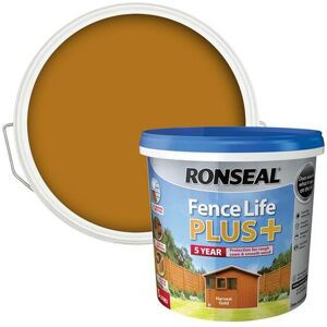 Ronseal - 37631 Fence Life Plus+ Harvest Gold 5 litre RSLFLPPHG5L