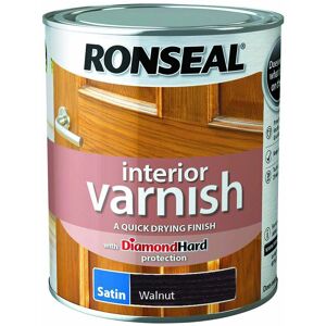 TBC Interior Varnish Quick Dry Satin Walnut 750ml RSLIVSWN750
