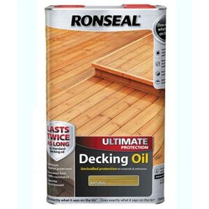 Ronseal - Ultimate Decking Oil - Natural - 5L