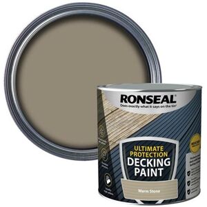 Ultimate Protection Decking Paint Warm Stone 2.5 litre RSLDPWS25L - Ronseal