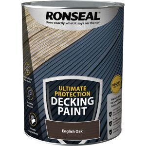 Ultimate Protection Decking Paint - 5L - English Oak - English Oak - Ronseal