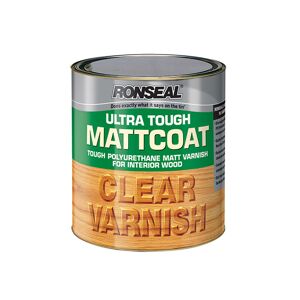 Ronseal - 09056 Ultra Tough Internal Clear Mattcoat Varnish 750ml RSLUTVMC750