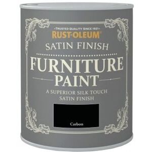 Rust-oleum - Satin Furniture Paint - Carbon - 750ML - Carbon