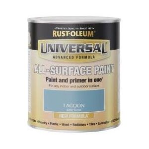 Rust-oleum - Universal All Surface Brush on Paint - Satin - Lagoon - 750ml - Lagoon