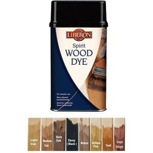 Liberon Spirit Traditional Hardwood Furniture Wood Dye - Medium Oak - 1 Litre - Medium Oak