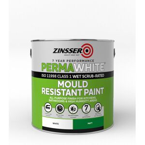 Zinsser - Perma White Interior Paint - Matt - 2.5L - White