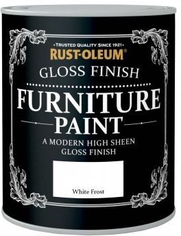 Rust-oleum - Gloss Furniture Paint - White Frost - 750ML - White Frost