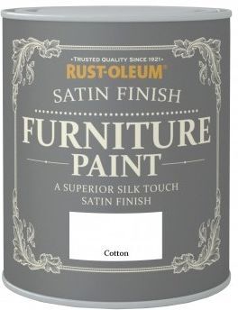 Rust-oleum - Satin Furniture Paint - Cotton - 750ML - Cotton