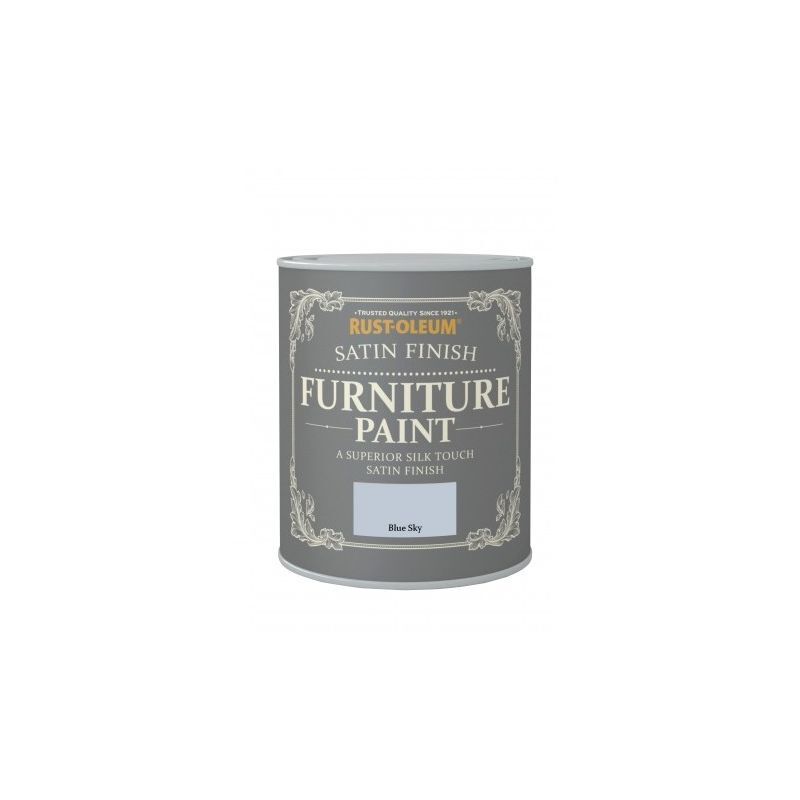 Rust-oleum - Satin Furniture Paint - Blue Sky - 750ML - Blue Sky