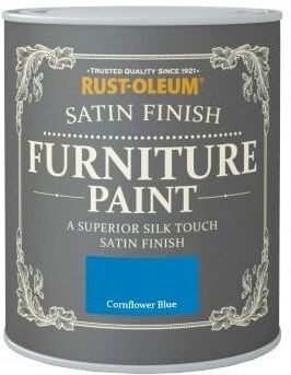 Rust-oleum - Satin Furniture Paint - Cornflower Blue - 750ML - Cornflower Blue