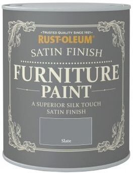 Rust-oleum - Satin Furniture Paint - Slate - 750ML - Slate