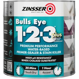 Zinsser - Bulls Eye 1-2-3 Plus - White - 1L - White