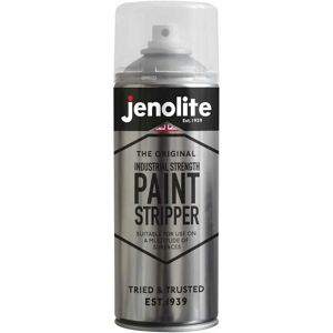 1 x 400ml Aerosol Jenolite Industrial Strength Paint Stripper/Paint Remover Aerosol - Use on Wood, Metal, Brick, Concrete - Paints, Varnishes,