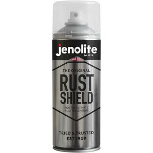 1 x 400ml Aerosol Jenolite Rust Shield Aerosol Clear Lacquer - Protects Against Rust & Corrosion - Ideal For Cars, Motorcycles, Ornaments, Bare Metal