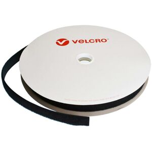 Velcro - 150mm ® Brand Loop Black Sew On Tape 5m roll - Black