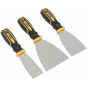 LOOPS 3 PACK Premium General Use Hand Scraper Set - Stainless Steel DIY Scraping Tool