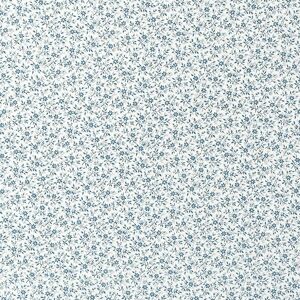 Small Floral Blue White Stationary Crafts Self Adhesive Film Vinyl - Fablon