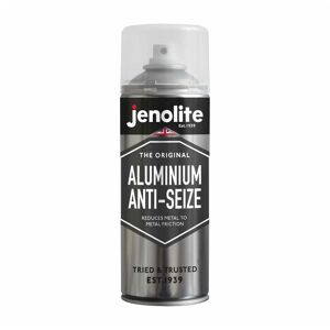 1 x 400ml Aerosol - JENOLITE Aluminium Anti-Seize Aerosol - (Very High-Temperature Resistant, Protects against Corrosion & Seizure, Prevents Brake